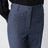 Alina trousers in blue mélange wool blend