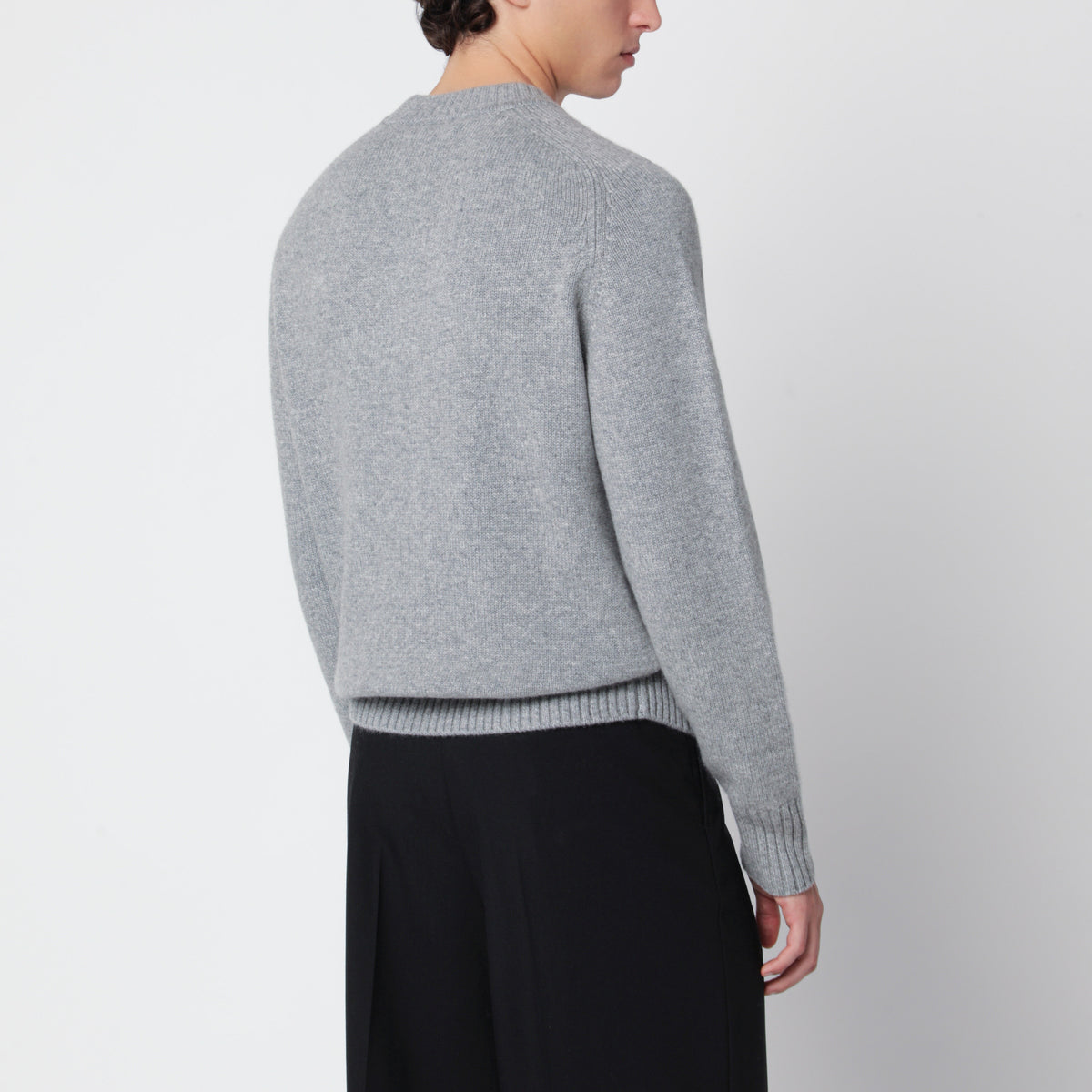 Grey N°123 Bourgeois sweater in cashmere