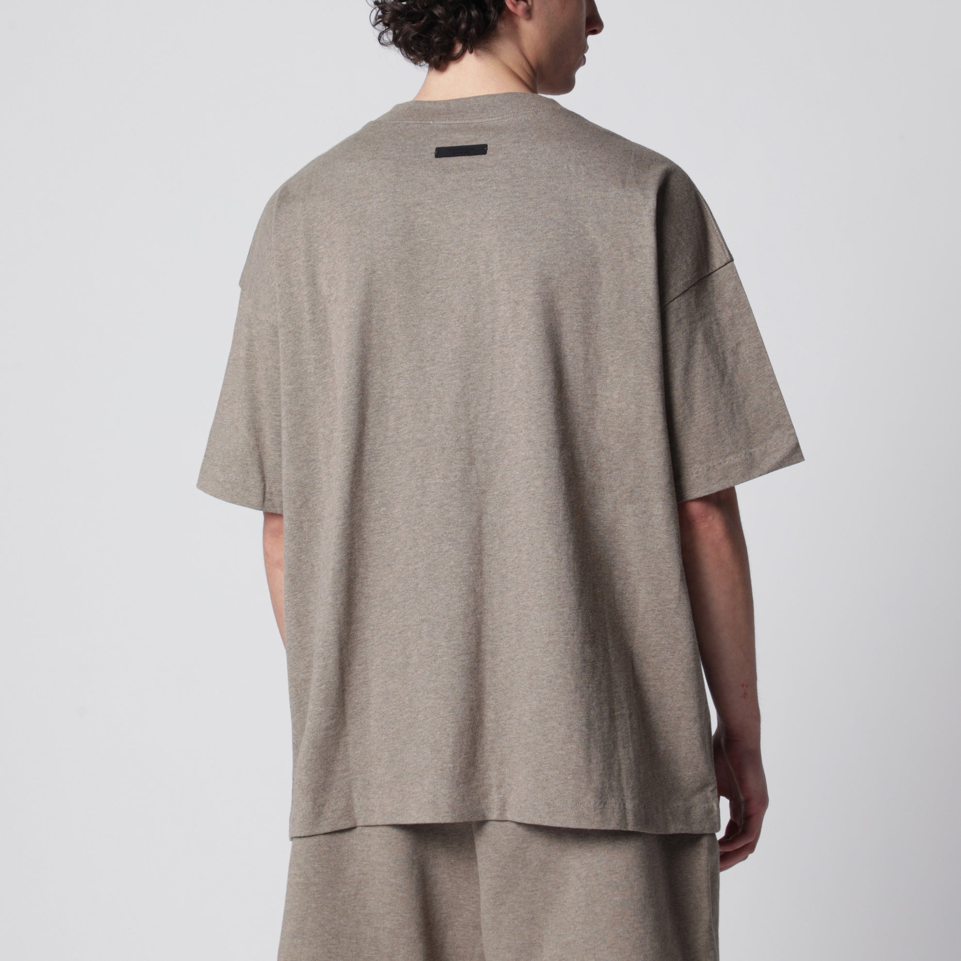 Classic T-Shirt aus Baumwolle in Grau