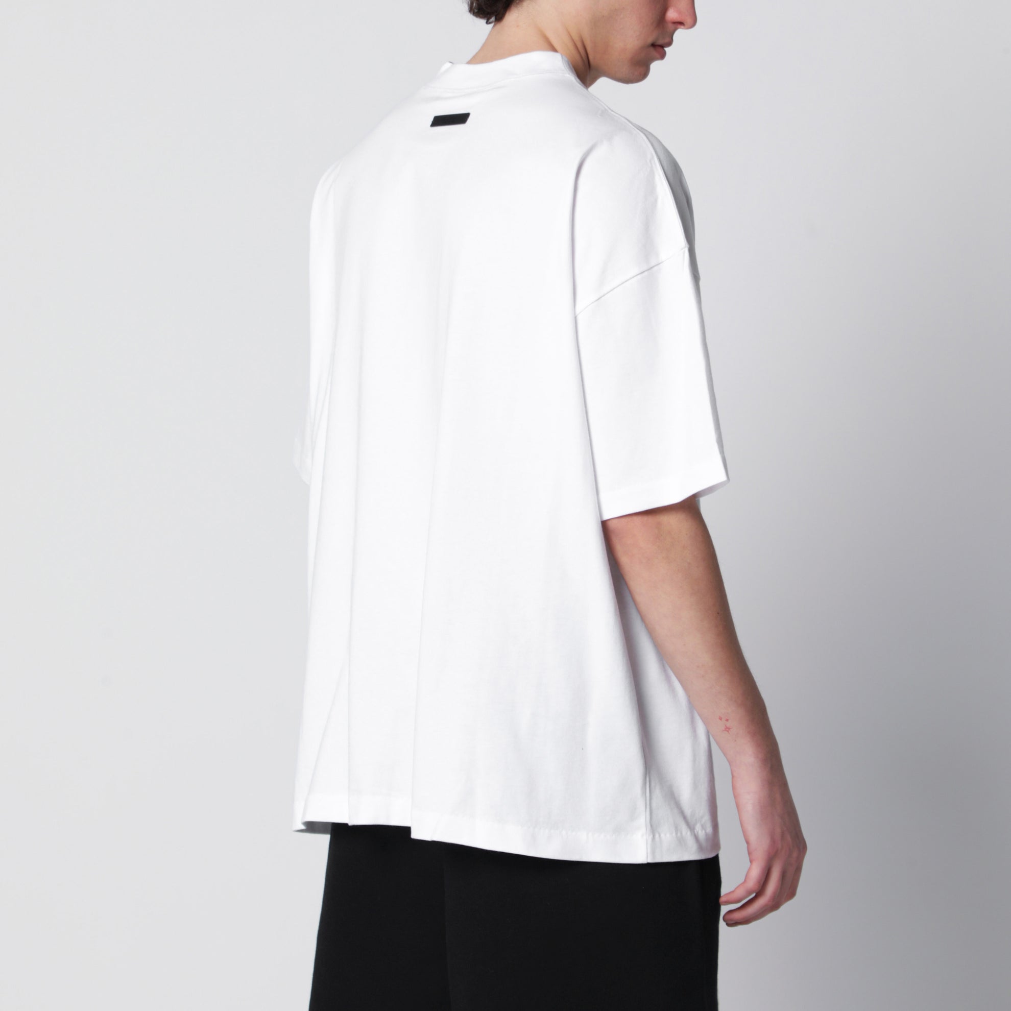 Classic bright white cotton T-shirt