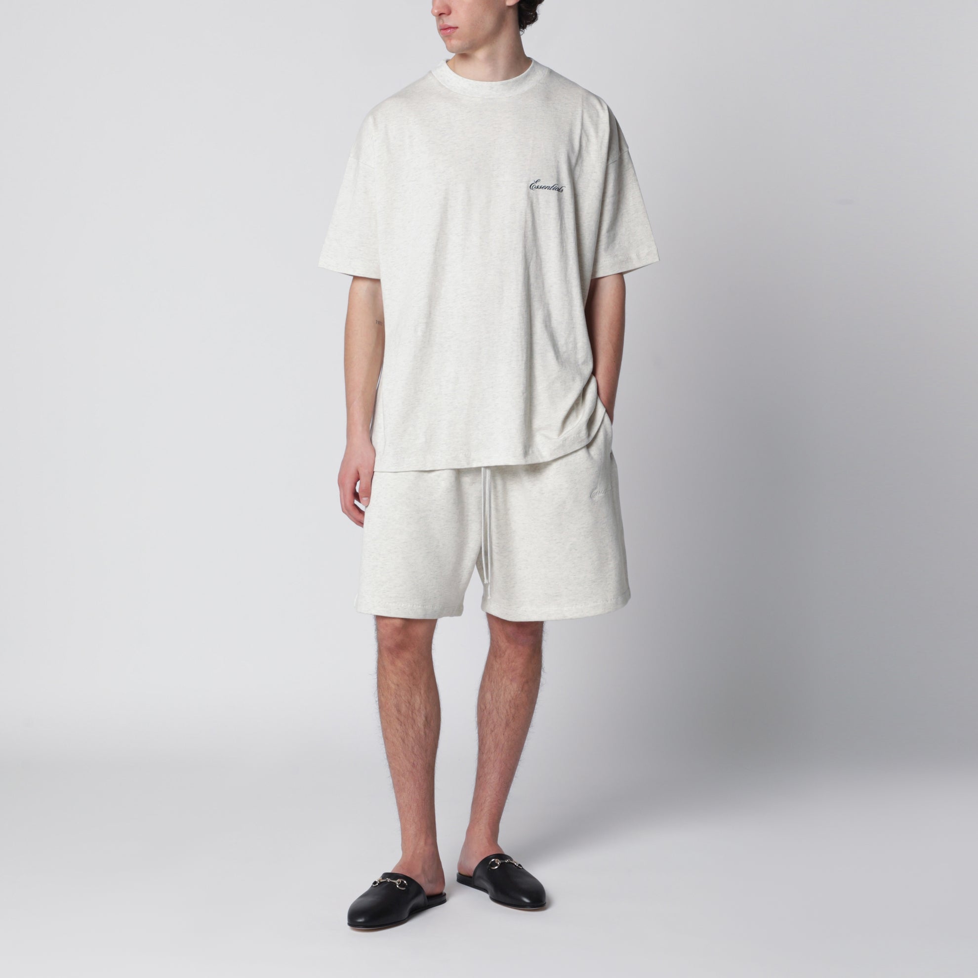 T-shirt Classic in cotone color avena