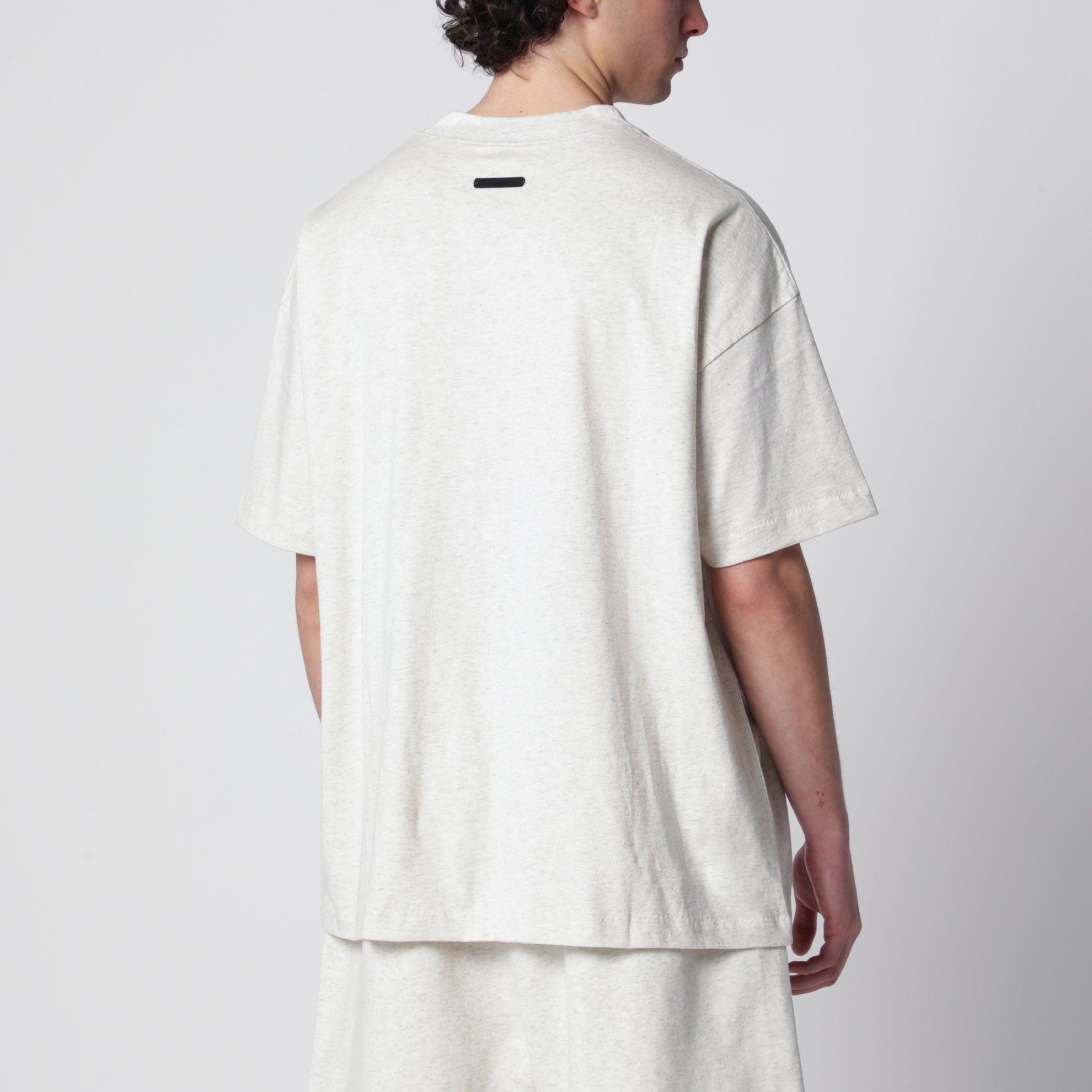 T-shirt Classic in cotone color avena