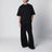Classic T-Shirt aus Baumwolle in Vintage-Schwarz