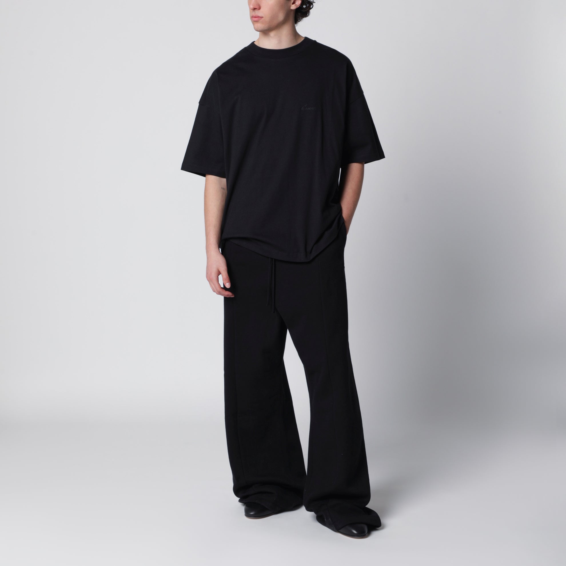 T-shirt Classic en coton noir vintage