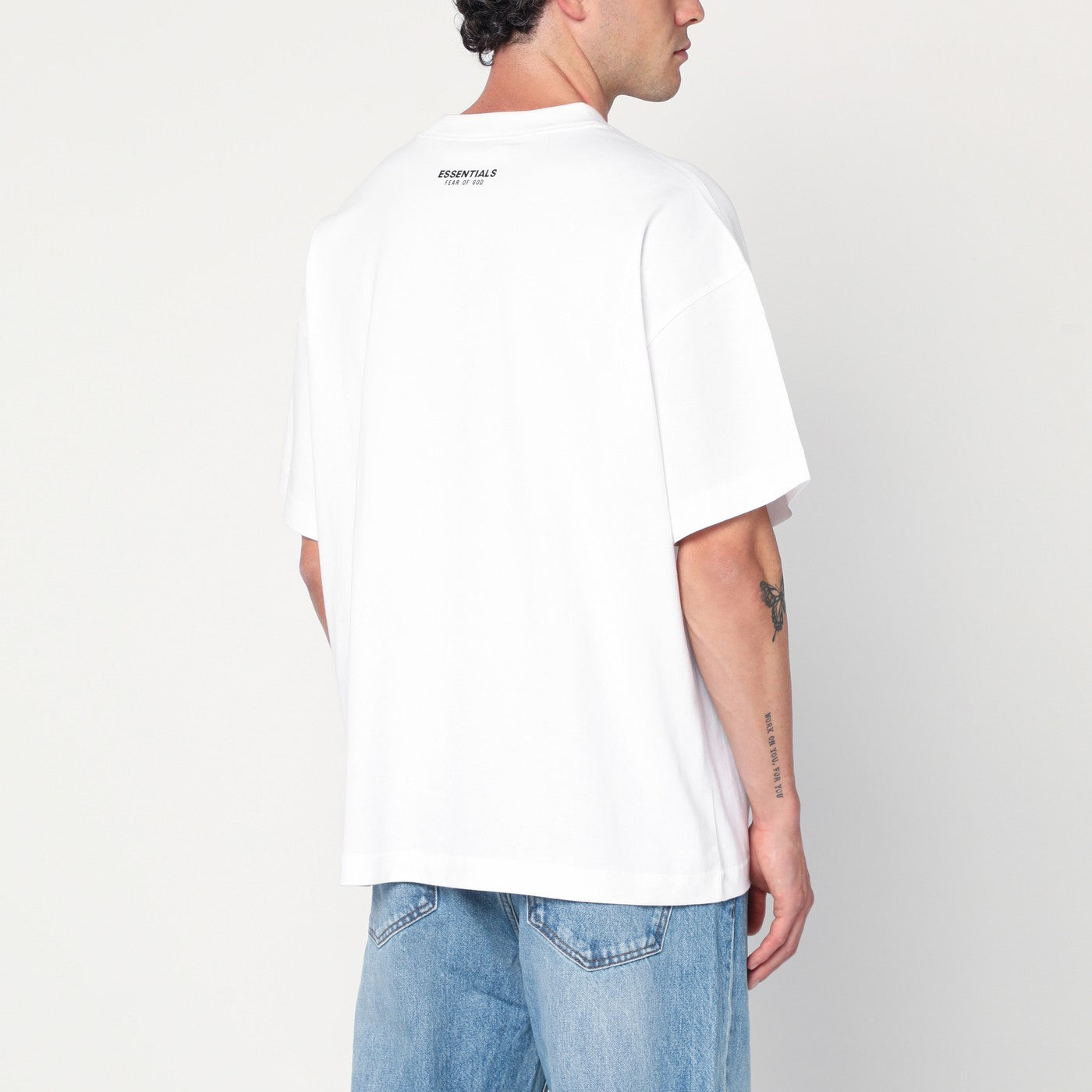 Weißes T-Shirt aus Baumwolle