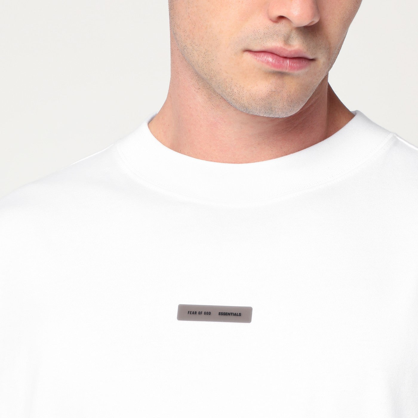 Weißes T-Shirt aus Baumwolle