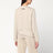Greige cotton-blend top