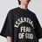 Campus 90s T-Shirt aus schwerem Baumwolljersey in Schwarz