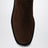 Moto ankle boots in brown suede