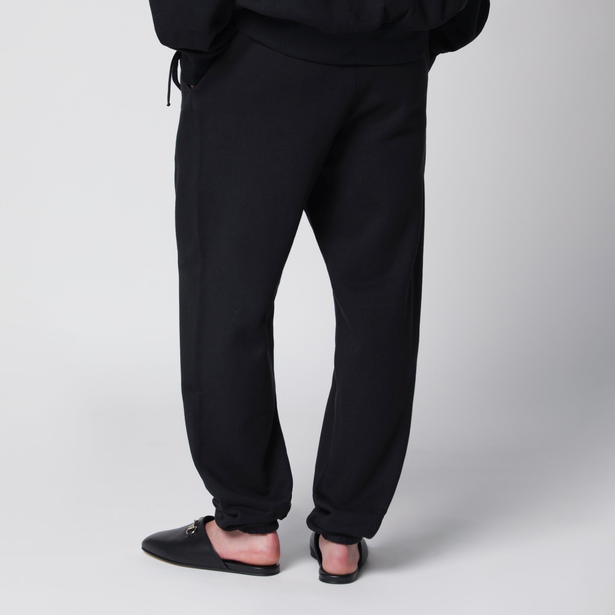 Pantalon de jogging en coton noir