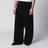 Signature Lounge sweatpants in cotton fleece, black
