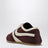 Dark purple/beige suede sneakers