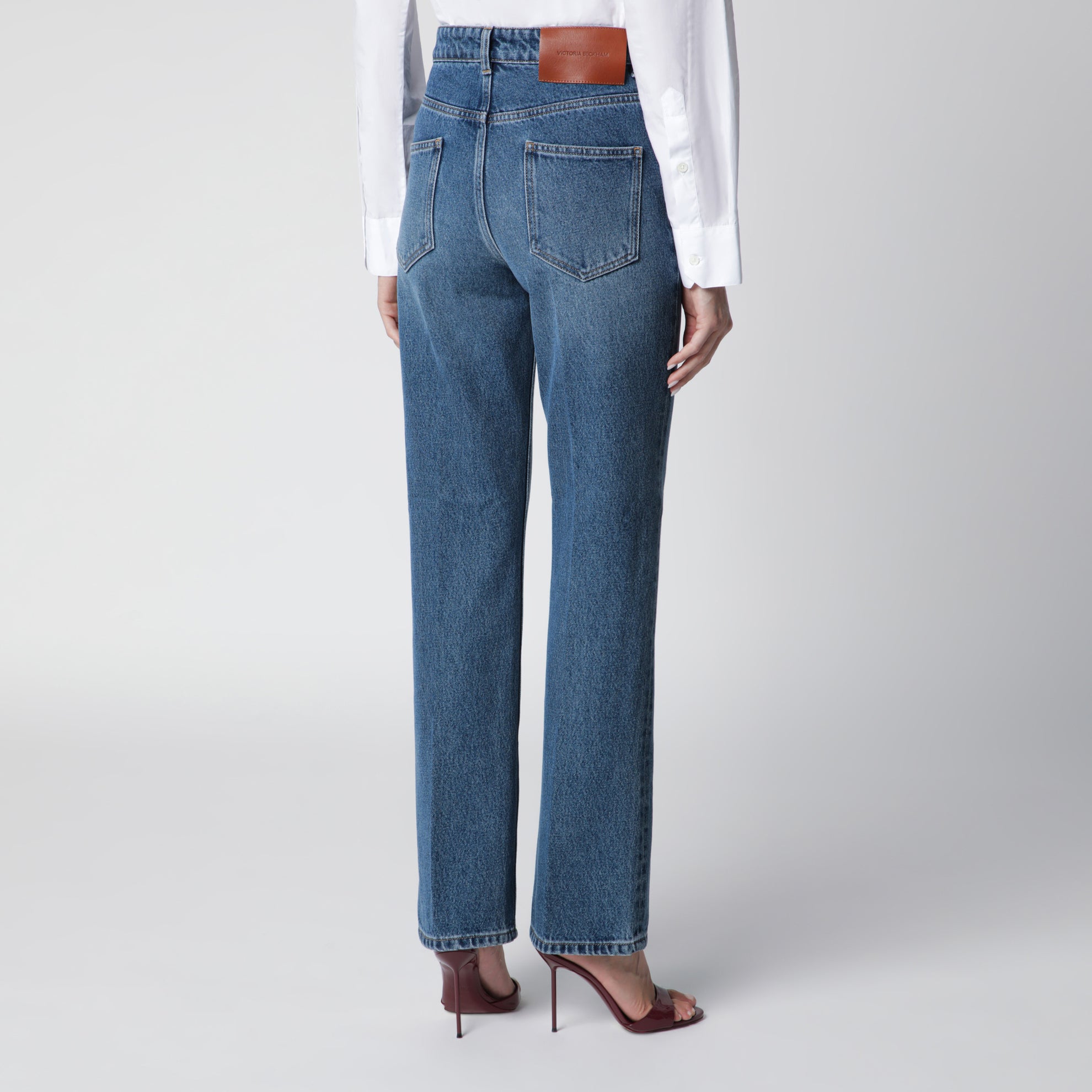 Jeans Julia in cotone blu denim