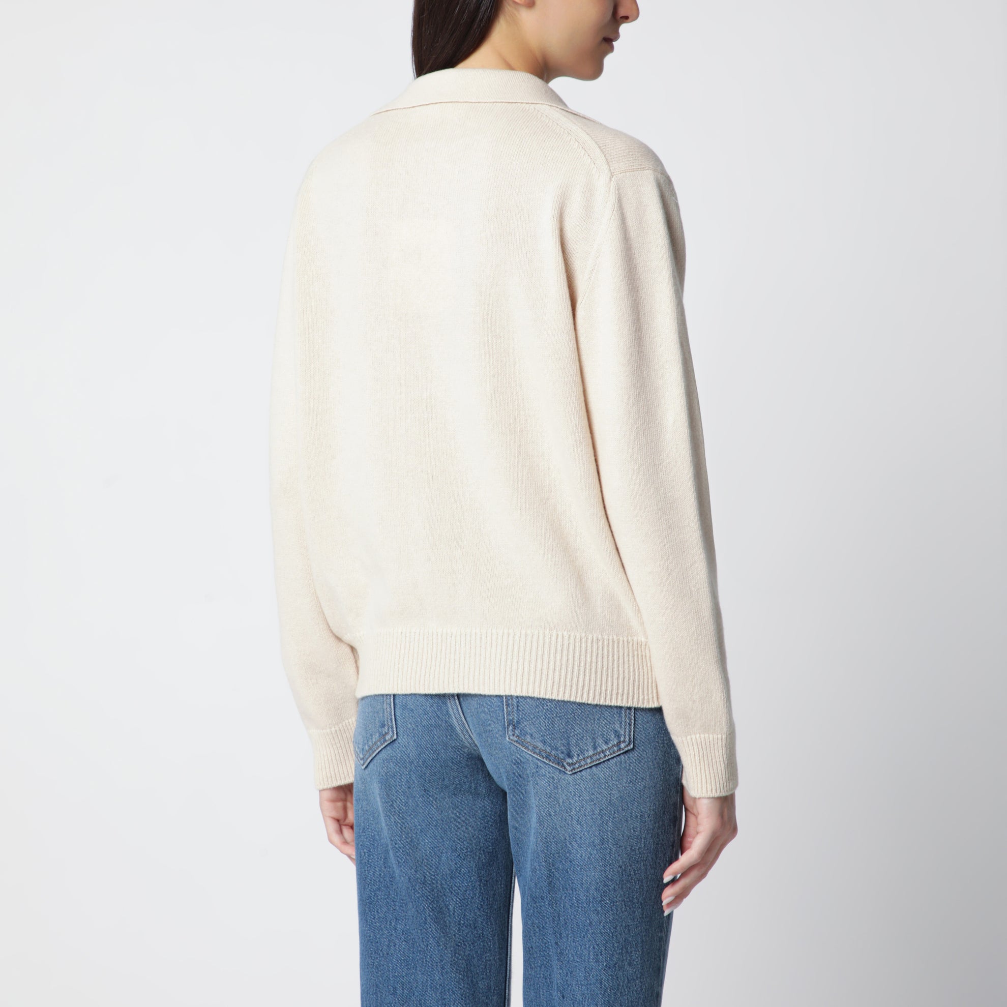Genevieve Pullover aus Elderflower-Kaschmirmischung