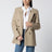 Beatrice Double-Breasted Jacket in Camel Wool