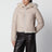 Giacca con zip Bianca reversibile color alabastro