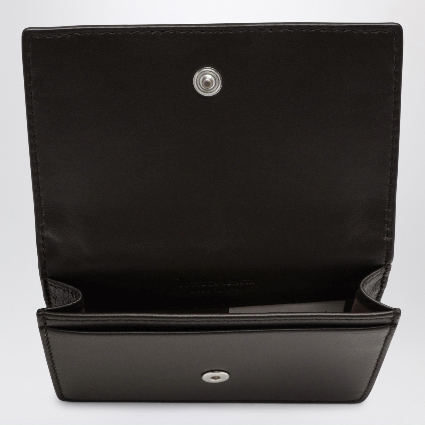 Small Fondente Intrecciato Continental Wallet