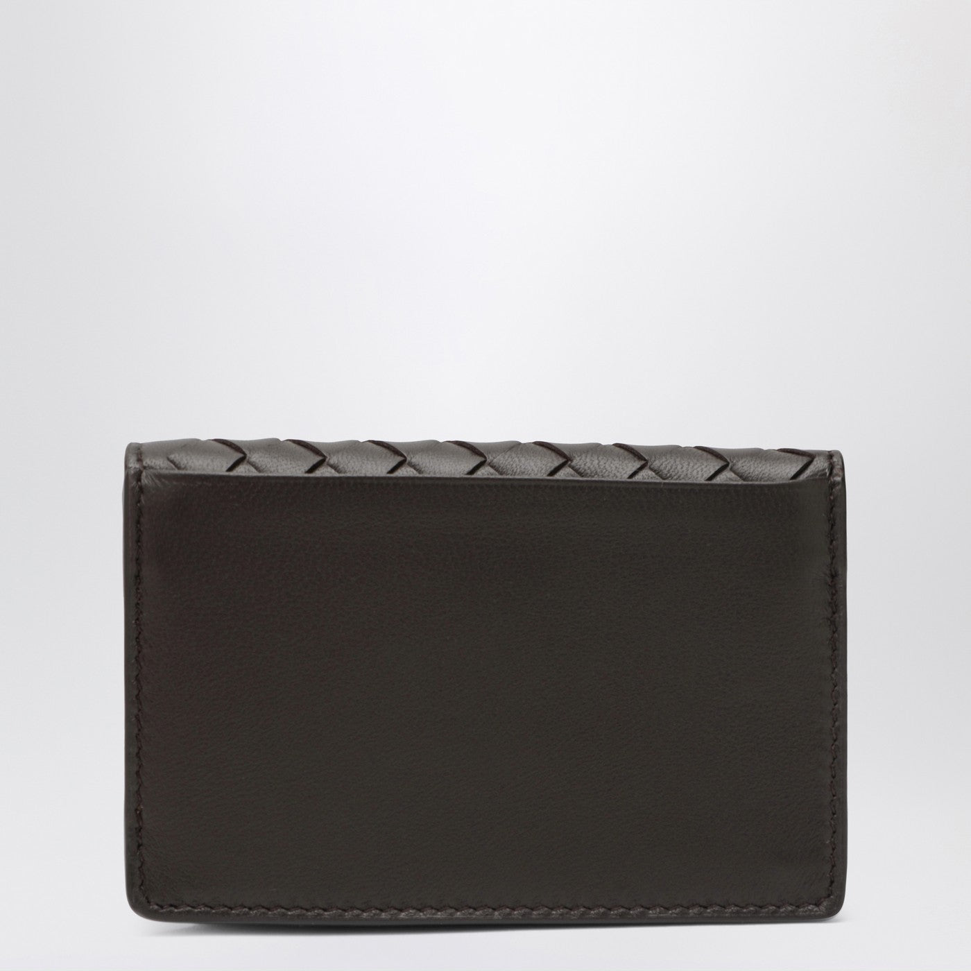 Small Fondente Intrecciato Continental Wallet