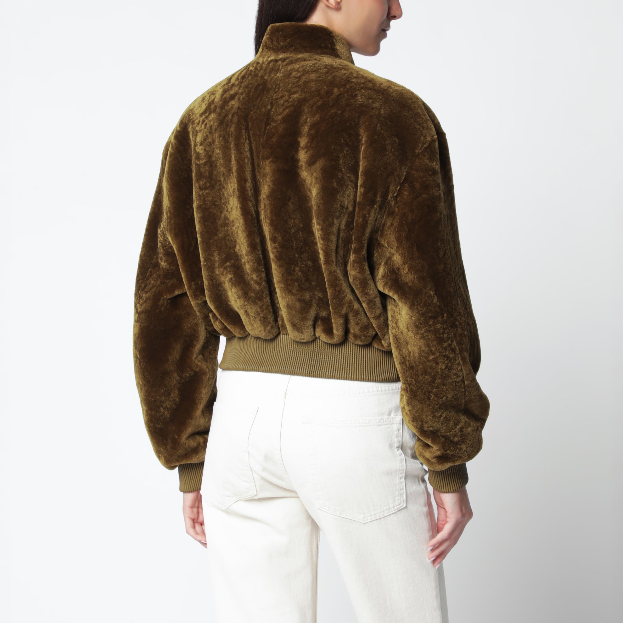 Olivgrüne Azra Bomberjacke