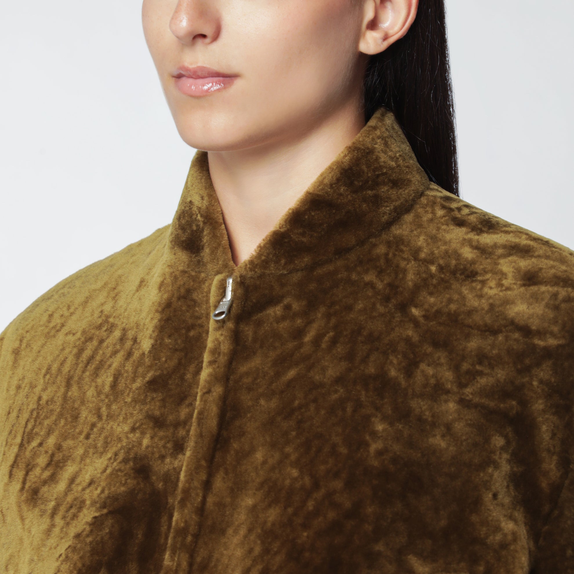 Olivgrüne Azra Bomberjacke