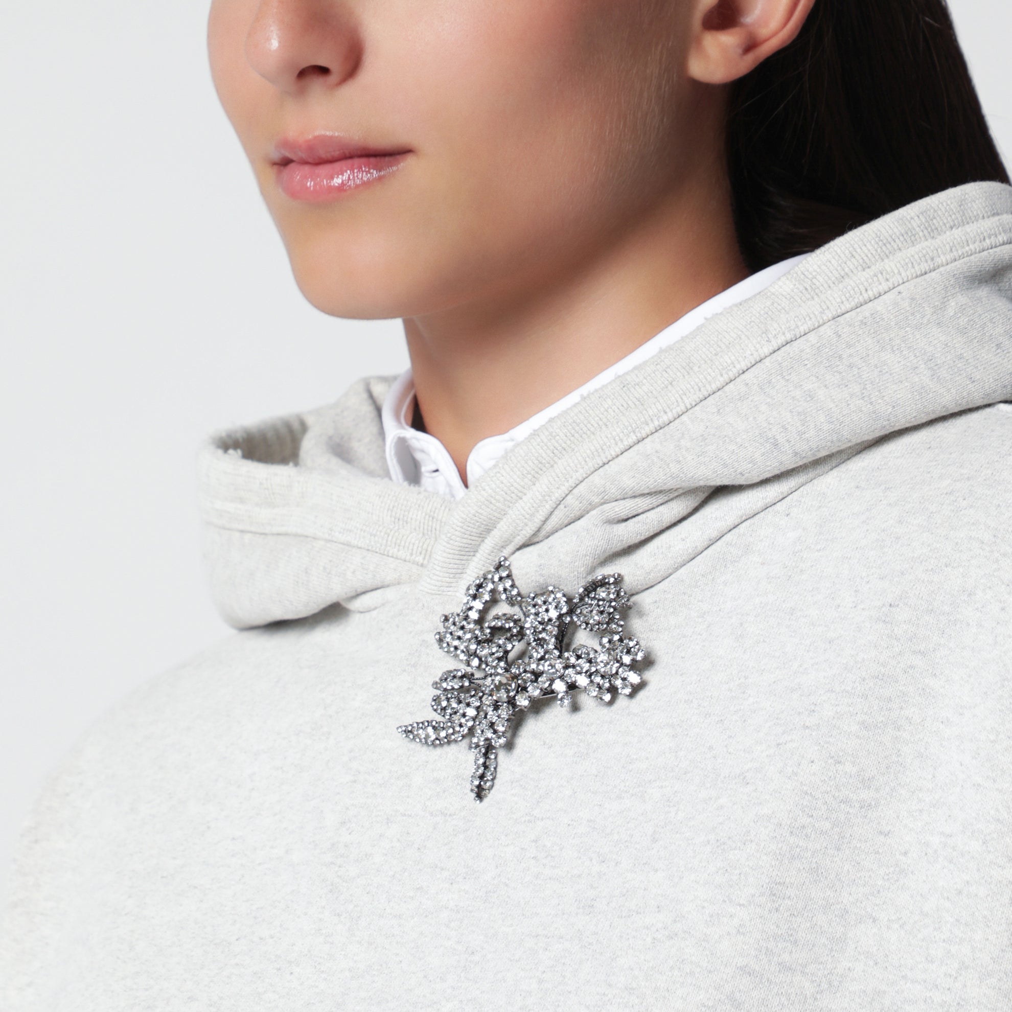 Sweat à capuche Marmo en coton