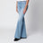 The Doozy flared trousers in light blue denim