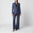 Katherine single-breasted jacket in blue mélange wool blend