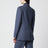 Giacca monopetto Katherine in misto lana blu mélange