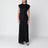 Aria Gown long black satin dress