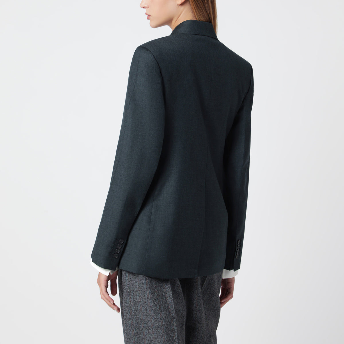 Veste Green Olie en laine vierge