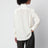 Blouse ivoire en soie avec détail écharpe