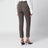 Pantalon kaki en mélange de laine vierge