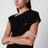 T-shirt asymétrique Hebo noir