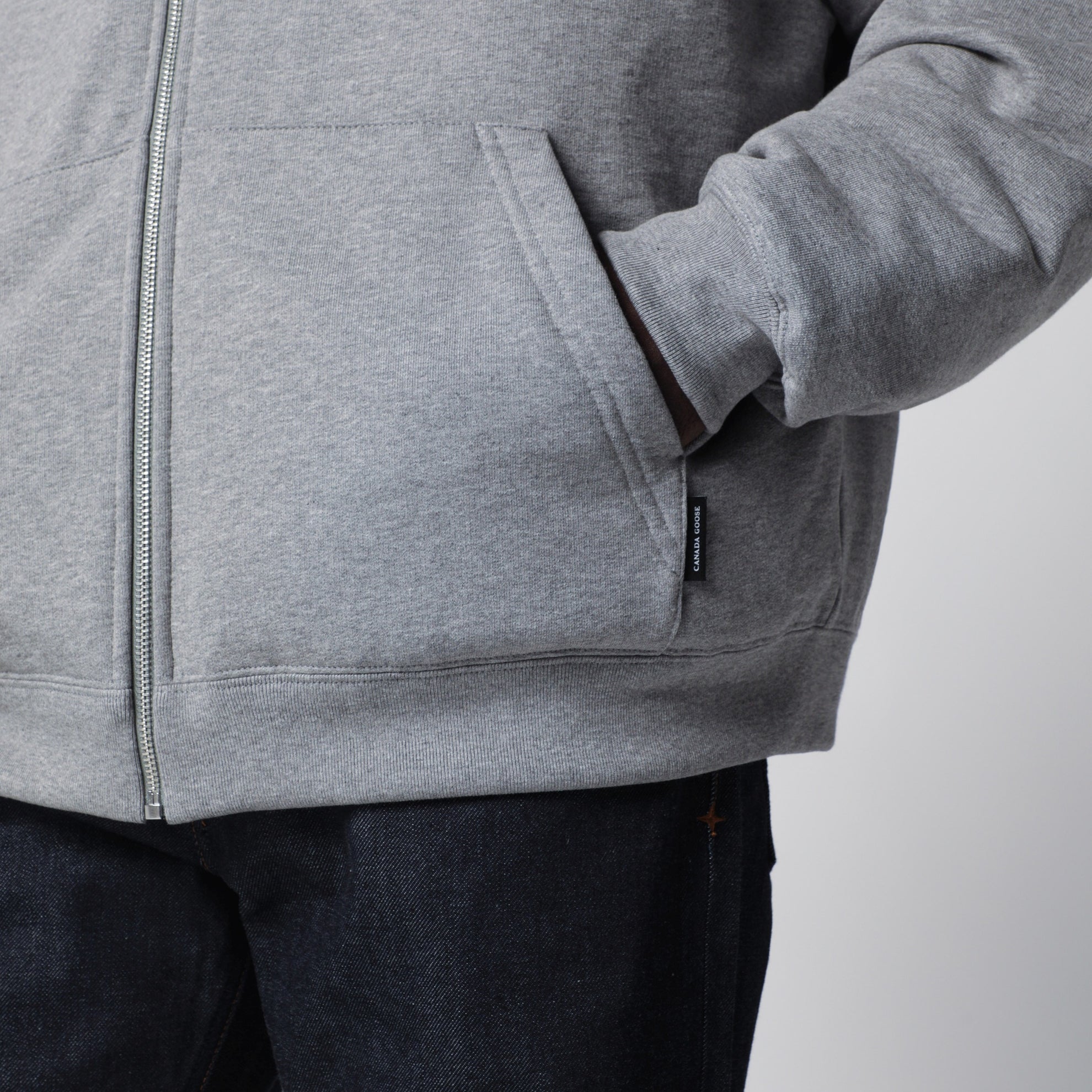 Reversible Fuse hooded sweatshirt in Stone/Night by Canada Goose