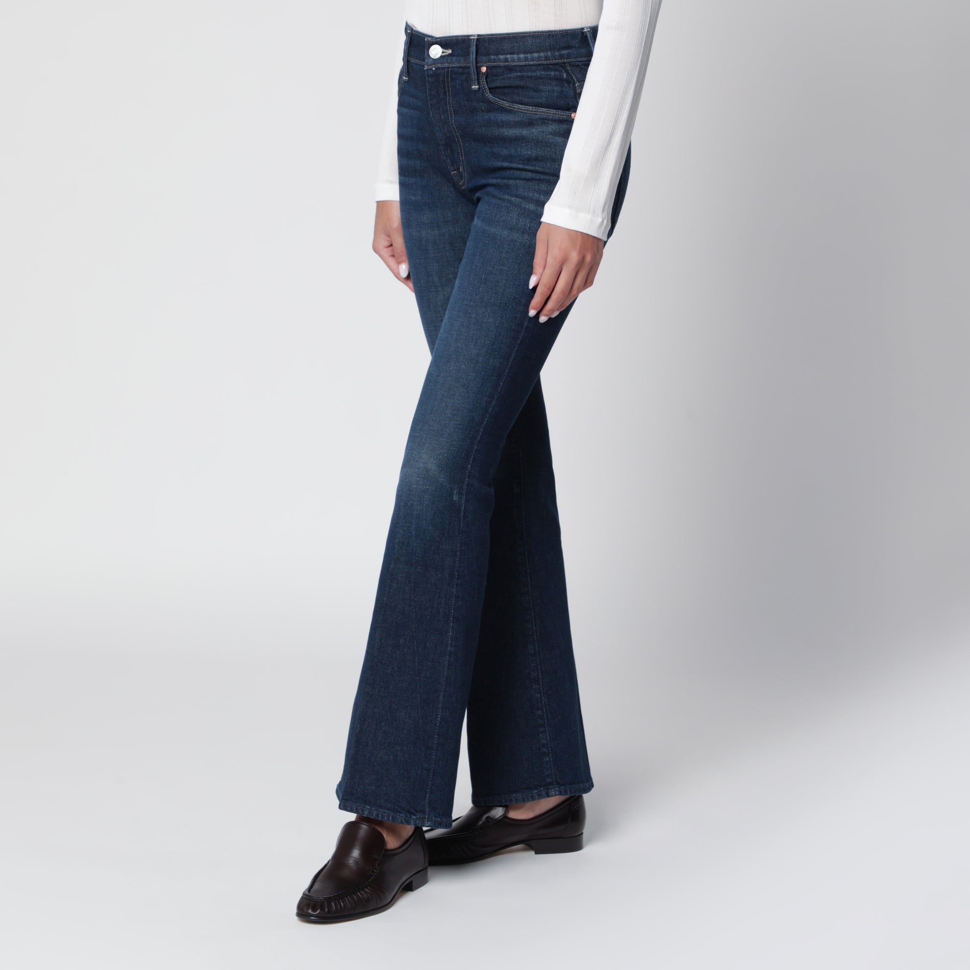 Jeans The Weekender blu scuro effetto slavato