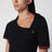 Robe polo Glory noire en piqué de coton