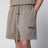 Classic Sportshorts aus taupefarbenem Fleece