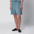 Shorts con coulisse effetto sbiadito in cotone