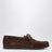 Brown Boat Shoe In Suede