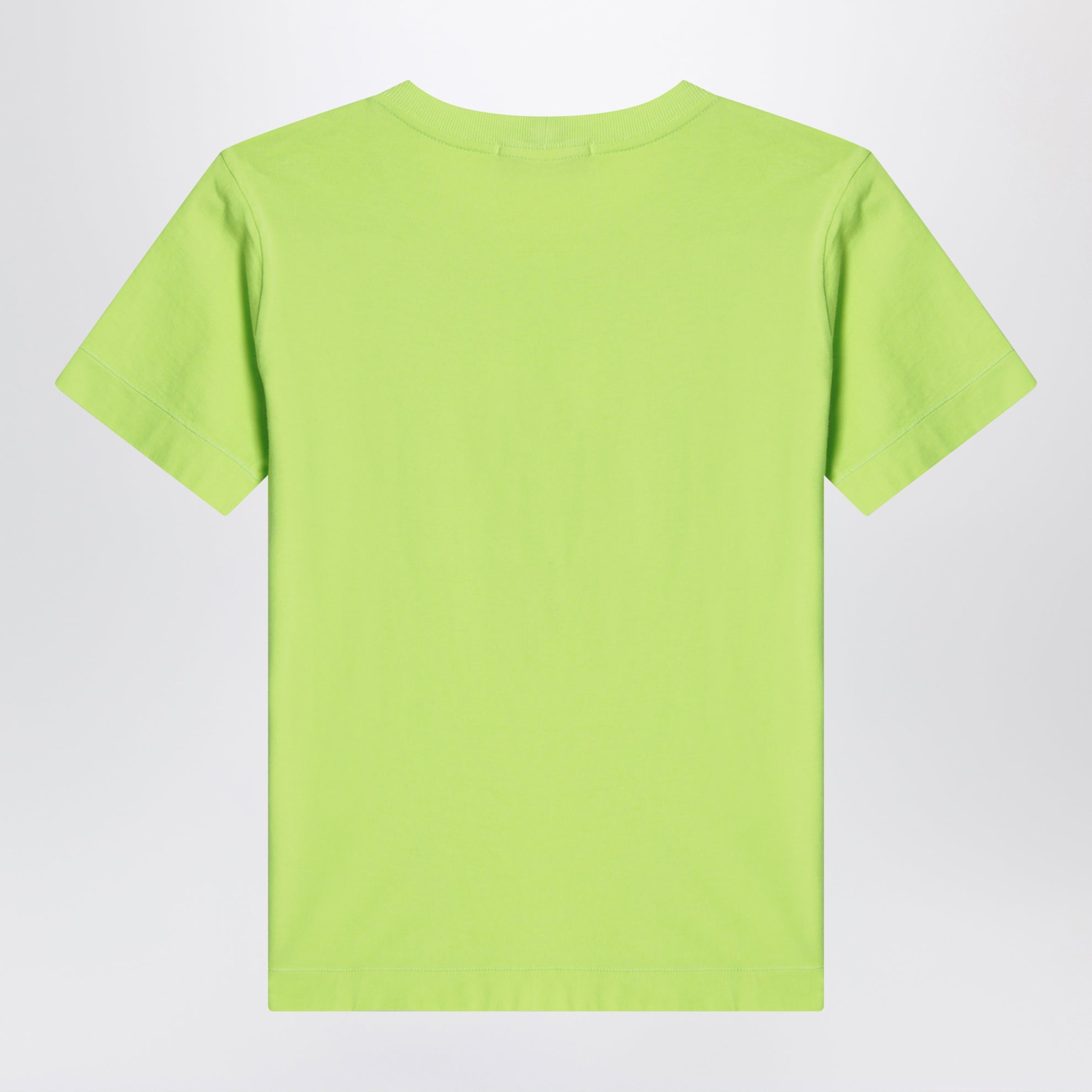 Lime yellow T-shirt with Compass logo patch