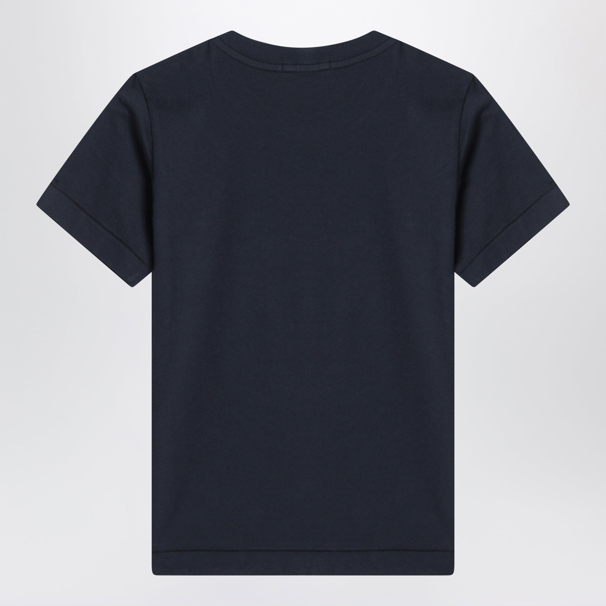T-shirt blu navy con patch logo Compass