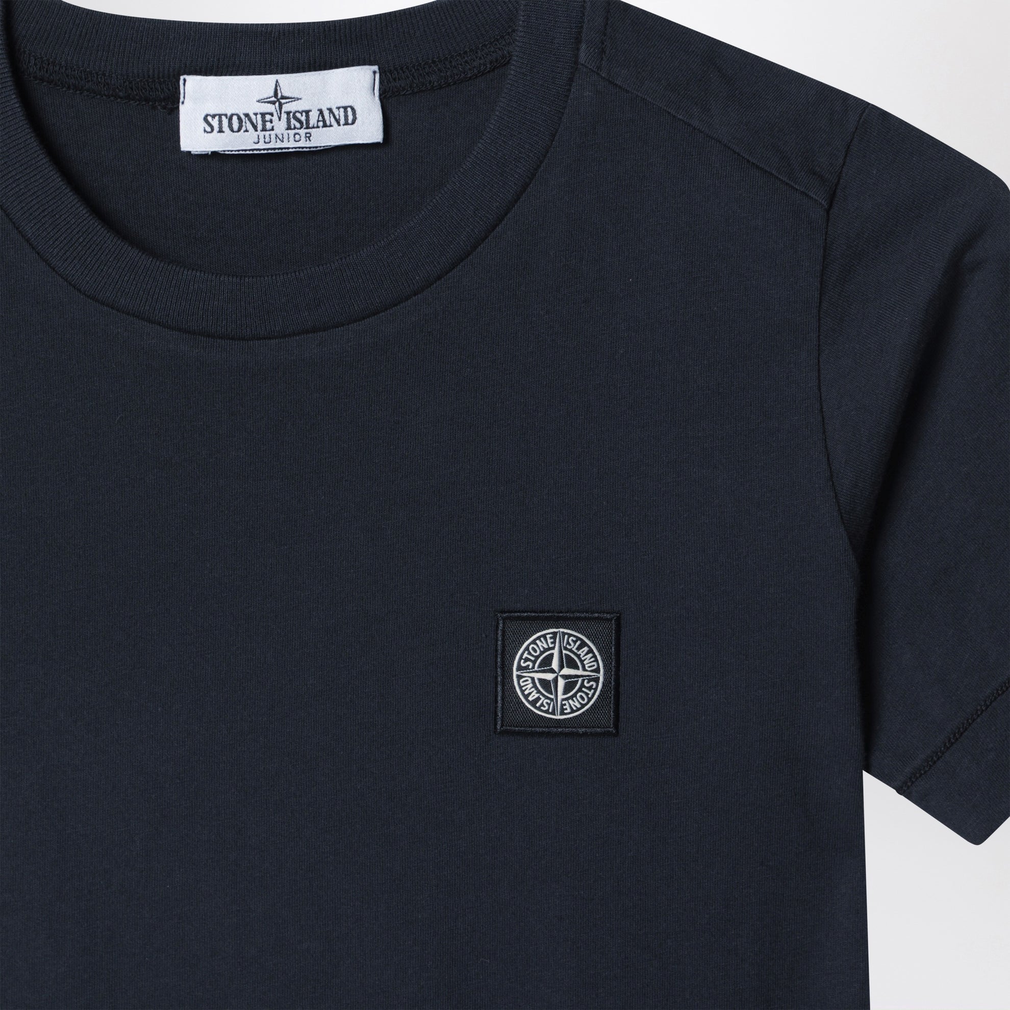 T-shirt blu navy con patch logo Compass