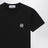 T-shirt nera con patch logo Compass