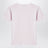 Pink T-shirt with Compass logo patch