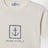 Beige T-shirt with logo print