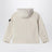Light beige water-repellent hooded jacket