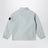 Pearl-colored cotton shirt jacket