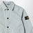 Pearl-colored cotton shirt jacket
