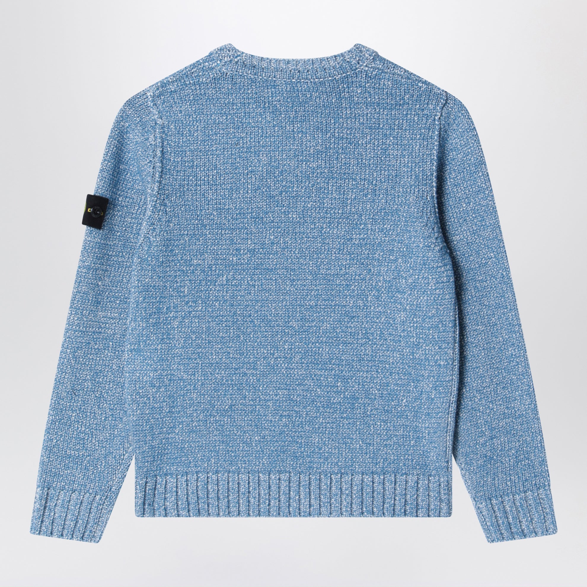 Pull bleu pâle en coton mélangé
