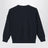 Felpa girocollo blu navy in cotone